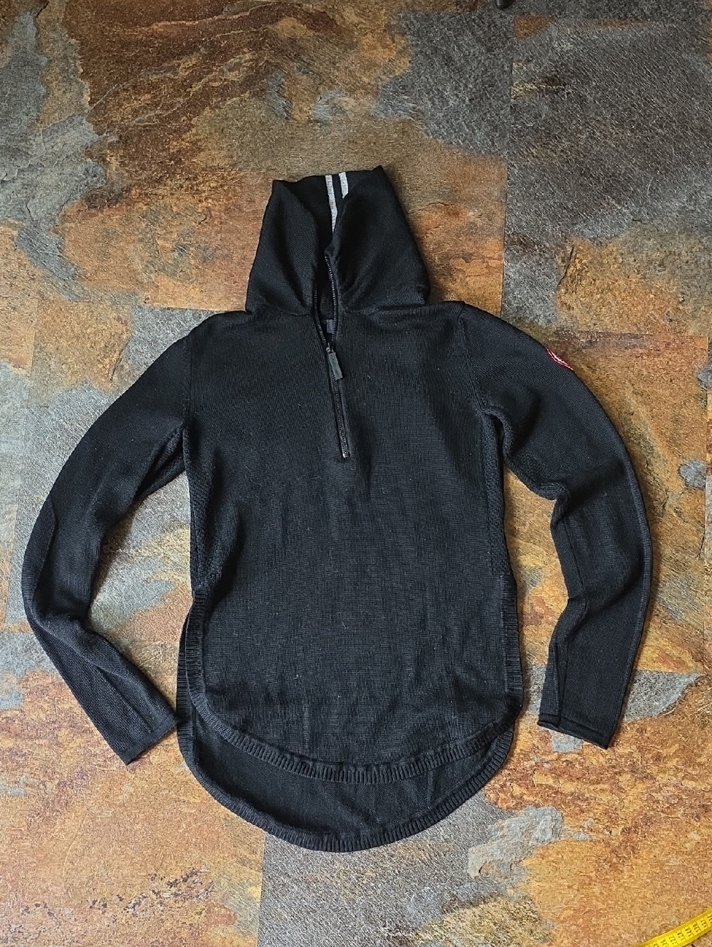 Canada Goose Fairhaven 1/4 Zip Sweater XS black